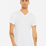 Unisex Textured Jersey V-Neck Tee