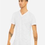 Unisex Textured Jersey V-Neck Tee