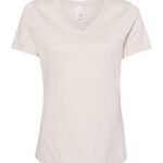 Women's Relaxed Heather CVC V-Neck Tee