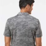 Men's All Over Camo Print Polo
