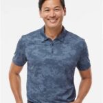 Men's All Over Camo Print Polo