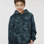 Youth Midweight Tie-Dyed Hooded Sweatshirt