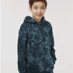 Youth Midweight Tie-Dyed Hooded Sweatshirt