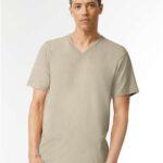 Unisex CVC V-Neck Tee