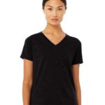 Women's Relaxed Heather CVC V-Neck Tee