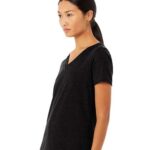 Women's Relaxed Heather CVC V-Neck Tee