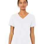 Women's Relaxed Heather CVC V-Neck Tee