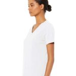 Women's Relaxed Heather CVC V-Neck Tee