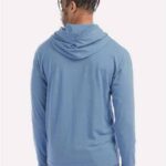Unisex Garment-Dyed Jersey Hooded Long Sleeve T-Shirt