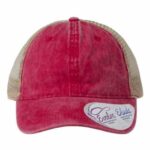 Women's Washed Mesh-Back Cap
