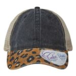 Women's Printed Bill with Mesh Back Cap