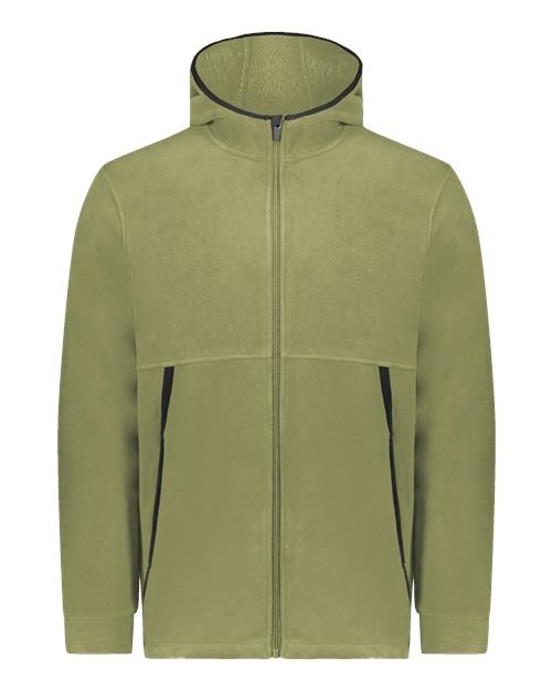 Unisex Eco Revive™ Polar Fleece Hooded Full-Zip Jacket