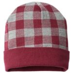 USA-Made Plaid Beanie