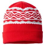 USA- Made Diamond Cuffed Beanie