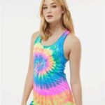 Women's Tie-Dyed Racerback Tank Top