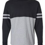 Women's Pom Pom Long Sleeve Jersey T-Shirt