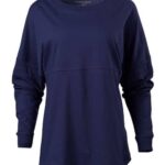 Women's Pom Pom Long Sleeve Jersey T-Shirt