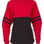 Women's Pom Pom Long Sleeve Jersey T-Shirt