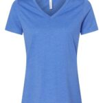 Women's Relaxed Heather CVC V-Neck Tee