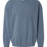 Unisex Garment-Dyed Lightweight Fleece Crewneck Sweatshirt