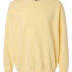 Unisex Garment-Dyed Lightweight Fleece Crewneck Sweatshirt