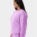 Unisex Garment-Dyed Lightweight Fleece Crewneck Sweatshirt