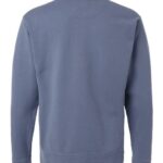 Unisex Garment-Dyed Polo Collar Sweatshirt