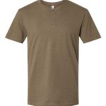 Unisex CVC Henley Tee
