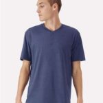Unisex CVC Henley Tee