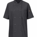 Women's Mimix™ Short Sleeve Chef Coat with OilBlok