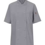 Women's Mimix™ Short Sleeve Chef Coat with OilBlok