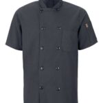 Mimix™ Short Sleeve Chef Coat with OilBlok