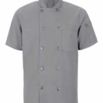 Mimix™ Short Sleeve Chef Coat with OilBlok