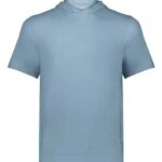 Youth Eco Revive™ Ventura Soft Knit Short Sleeve Hooded Sweatshirt