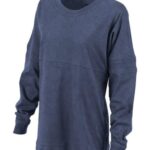 Women's Pom Pom Long Sleeve Jersey T-Shirt