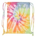 Tie-Dyed Drawstring Backpack