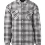 Men's Quilted Flannel Shirt Jacket