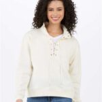 Women's Lace Up Pullover