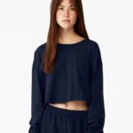 Women's FWD Fashion Crop Long Sleeve Tee