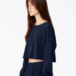 Women's FWD Fashion Crop Long Sleeve Tee