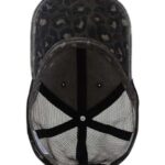 Women's Printed Bill with Mesh Back Cap