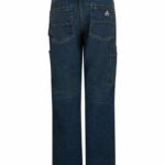 Men's Extended Sizes Stretch Denim Dungaree Jeans