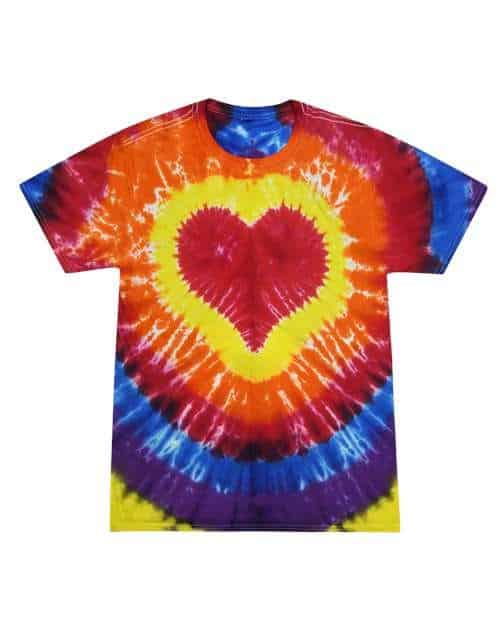Unisex Shapes Tie-Dyed T-Shirt