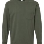 Unisex Super Heavyweight Long Sleeve Pocket Tee