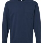 Unisex Super Heavyweight Long Sleeve Pocket Tee