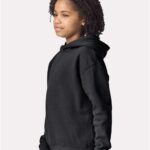 Youth Garment-Dyed Lightweight Fleece Hooded Sweatshirt