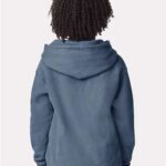 Youth Garment-Dyed Lightweight Fleece Hooded Sweatshirt