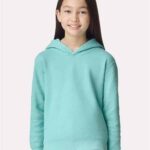 Youth Garment-Dyed Lightweight Fleece Hooded Sweatshirt