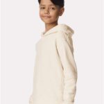 Youth Garment-Dyed Lightweight Fleece Hooded Sweatshirt