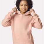 Youth Garment-Dyed Lightweight Fleece Hooded Sweatshirt